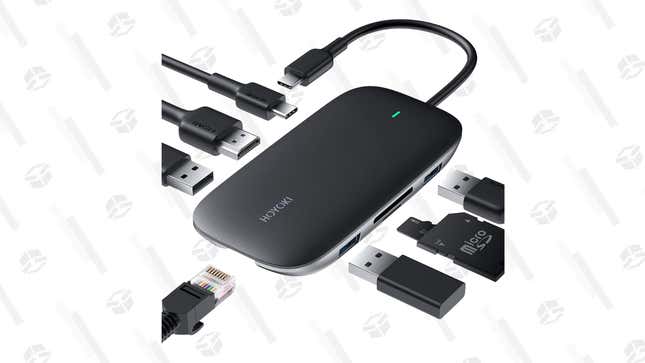 HOYOKI USB-C Hub HDMI 4K, 8-in-1 Type C Adapter | $34 | Amazon