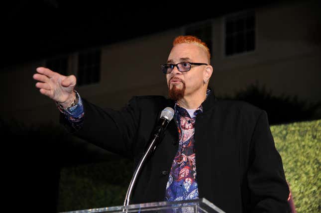 CULVER CITY, CALIFORNIA - APRIL 13: Comedian Sinbad speaks at the Fulfillment Fund’s Spring Fundraising Celebration Honoring UCLA at Sony Pictures Studios on April 13, 2019 in Culver City, California.