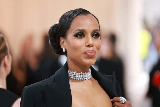 Kerry Washington attends The 2023 Met Gala Celebrating “Karl Lagerfeld: A Line Of Beauty” at The Metropolitan Museum of Art on May 01, 2023 in New York City.