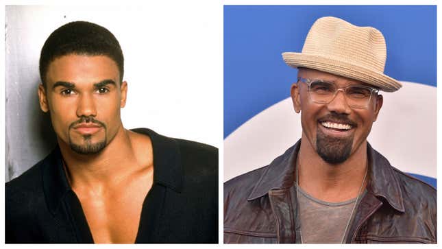 Shemar Moore, 1996; Shemar Moore, 2024.