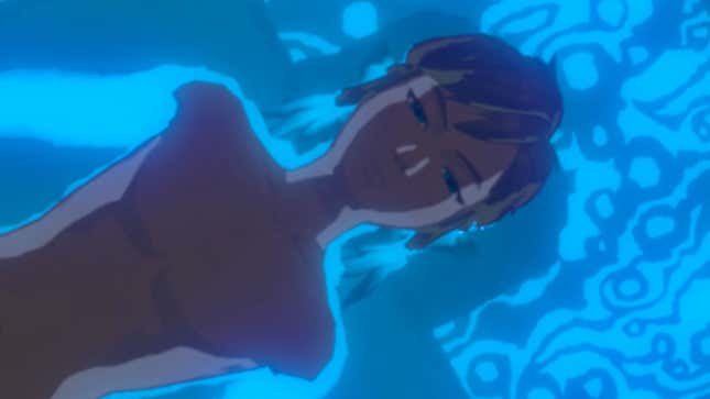 Link starts waking up.