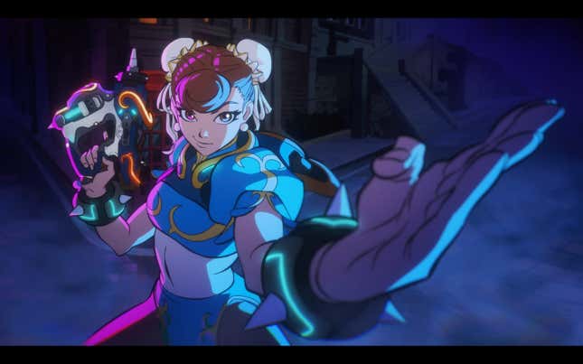 Juno as Chun-Li.