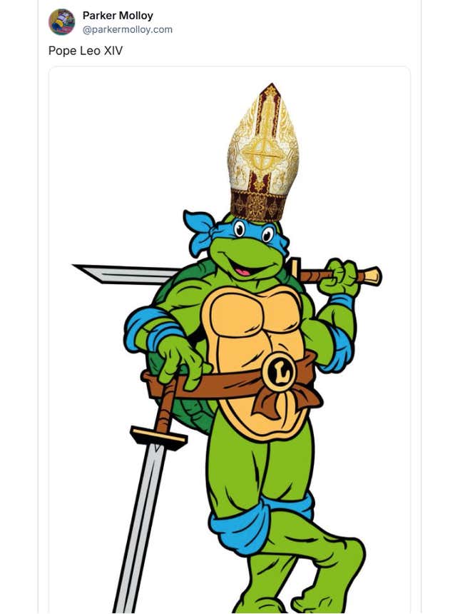 Image for article titled The Internet Reacts To Pope Leo XIV
