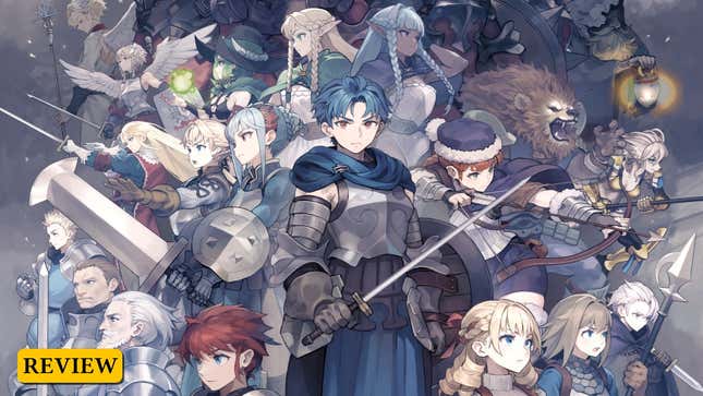 Unicorn Overlord key art of the game's characters in a group shot