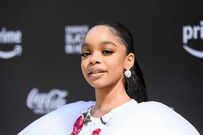 Marsai Martin at the Essence 16th Annual Black Women in Hollywood Awards on March 9, 2023 in Los Angeles, California.