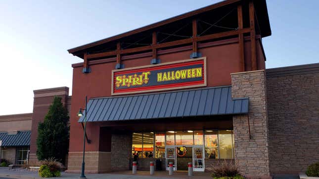 The exterior of a Spirit Halloween store in Colorado.