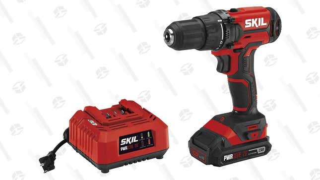 SKIL 20V 1/2-Inch Cordless Drill Driver w/ Battery | $55 | Amazon