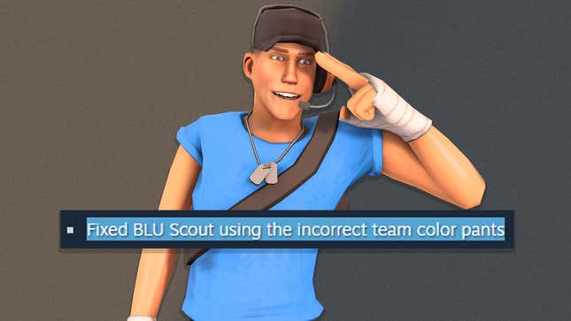 Image for article titled Valve Fixed A 17-Year-Old Team Fortress 2 Bug Involving Pants