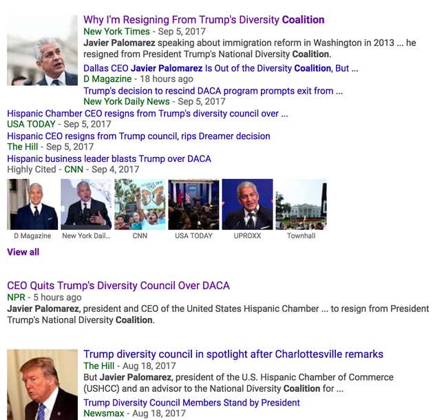 Image for article titled The strange tale of a man who resigned on live TV from a Trump council he never belonged to