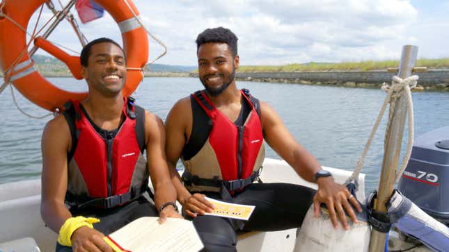 The Amazing Race - “In the Belly of the Earth” (L-R): John Franklin, Greg Franklin