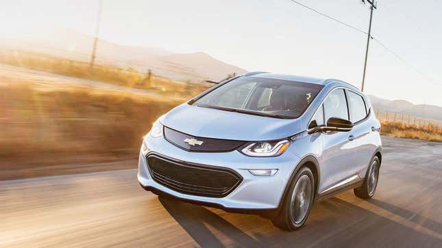 Image for article titled Another Recall For The Chevy Bolt Might Actually Fix Its Potential Fire Problem