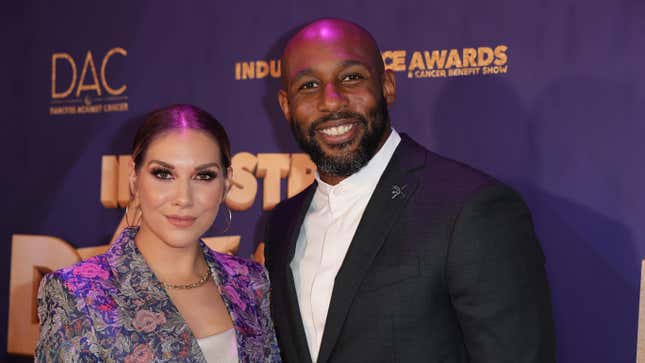 Allison Holker Boss and Stephen tWitch Boss attend the 2022 Industry Dance Awards on October 12, 2022 in Los Angeles, California.