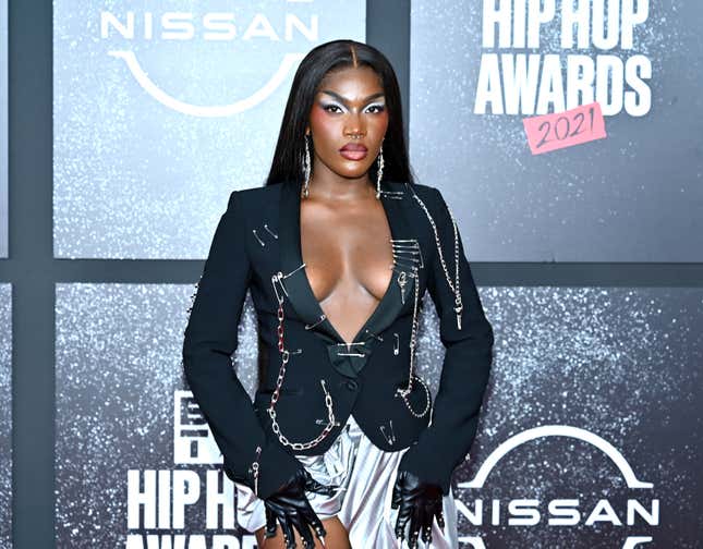 Doechii attends the 2021 BET Hip Hop Awards at Cobb Energy Performing Arts Centre on October 01, 2021 in Atlanta, Georgia. 