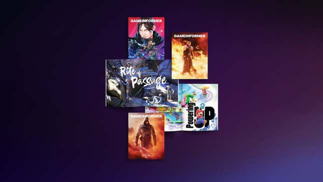 An image shows some Game Informer covers. 