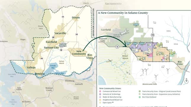 Image de l'article intitulé Les milliardaires de la technologie veulent construire une nouvelle ville en Californie. Voici comment cela a commencé et comment ça se passe