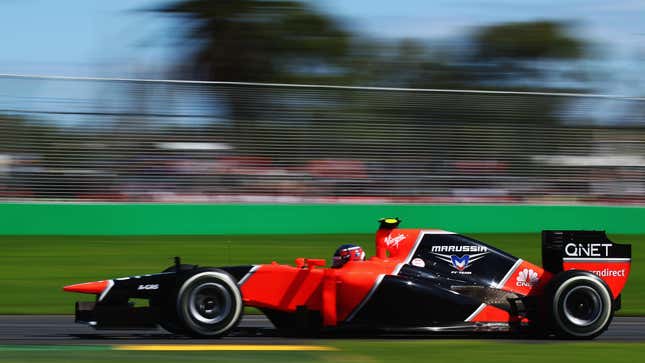 Marussia’s Charles Pic during qualifying for the 2012 Australian Grand Prix.