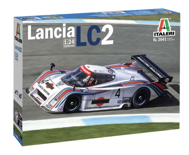 Kit de coche modelo de carrera Lancia LC2 Martini escala 1:24