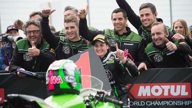 Image for article titled 2018 WorldSSP300 Champion Ana Carrasco Fractures Spine In Testing Crash