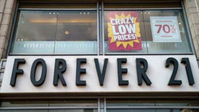 Forever 21 Files for Bankruptcy