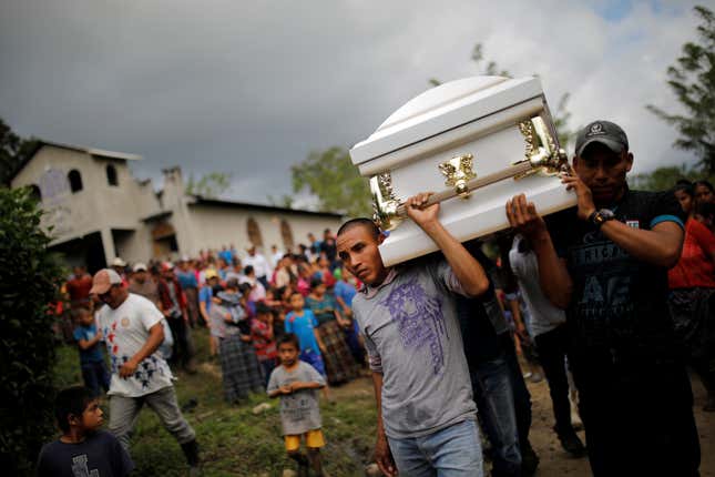 Image for article titled A Guatemalan village buries Jakelin Caal Maquin, 7, who died in US custody