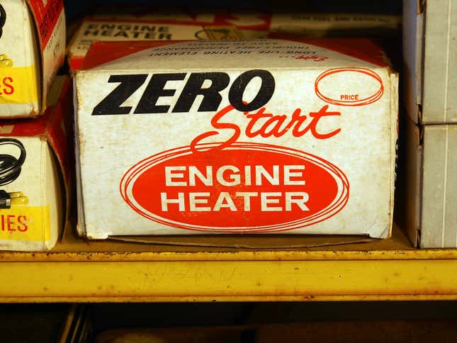 Photo of a Zero Start Engine Heater box