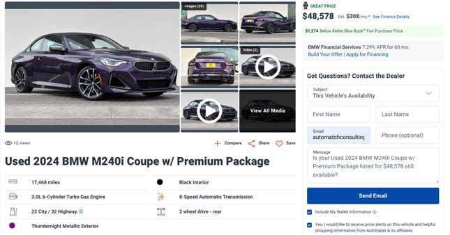 Image for article titled Your Next Car Should Be Purple