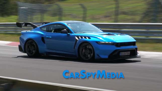 Image for article titled The Mustang GTD’s 5.2-liter Supercharged V8 Sounds Like An Absolute Menace At The Nürburgring