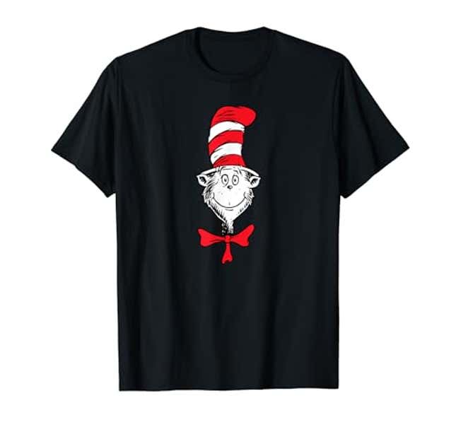 Image for article titled Dr. Seuss The Cat in the Hat Face T-Shirt, Now 15% Off