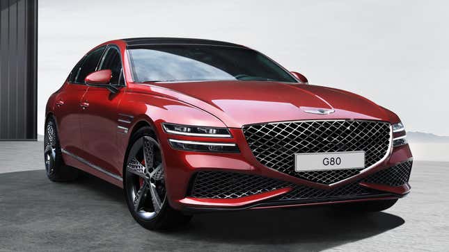 Image for article titled The New Genesis G80 Sport Gets Halo Warthog Technology To Obliterate Corners