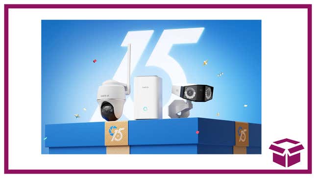 Image for article titled Get up to 50% off 4K Home Security Cameras During Reolink’s 15th Anniversary Sale