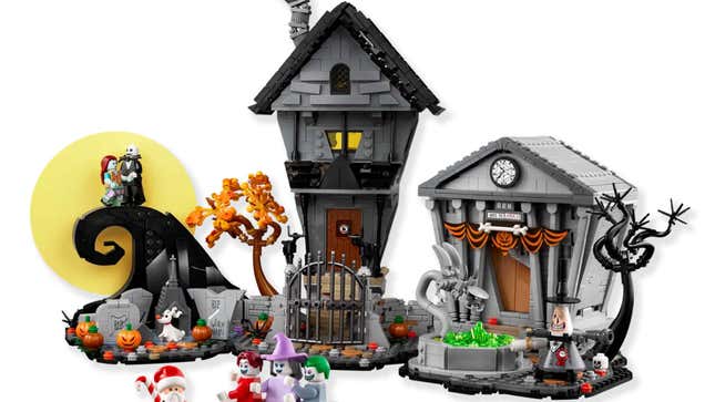 An image shows the full Nightmare Before Christmas set. 