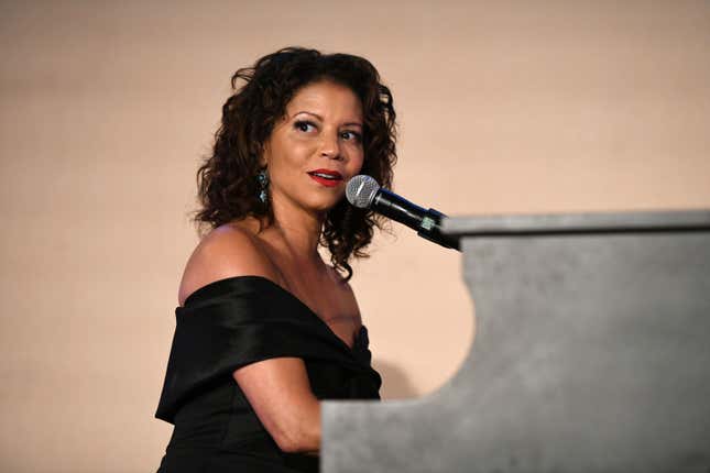 NEW YORK, NEW YORK - MAY 20: Gloria Reuben performs on stage during 27th Annual Gala Share.Connect.Heal hosted by Vibrant Emotional Health at Cipriani 25 Broadway on May 20, 2019 in New York City. (Photo by Craig Barritt/Getty Images for Vibrant)