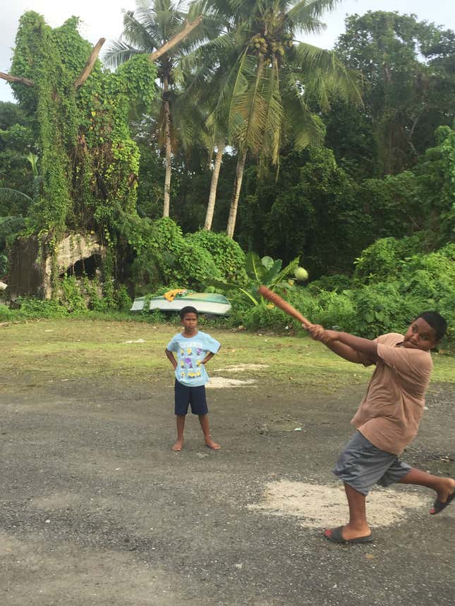Hit that one to Tuvalu. (Photo by David Walter)