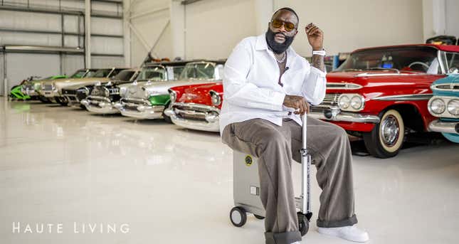 Image for article titled Take a Peek Inside Rick Ross&#39; Private Jet, Massive Mansion, Crazy Car Collection, and More!