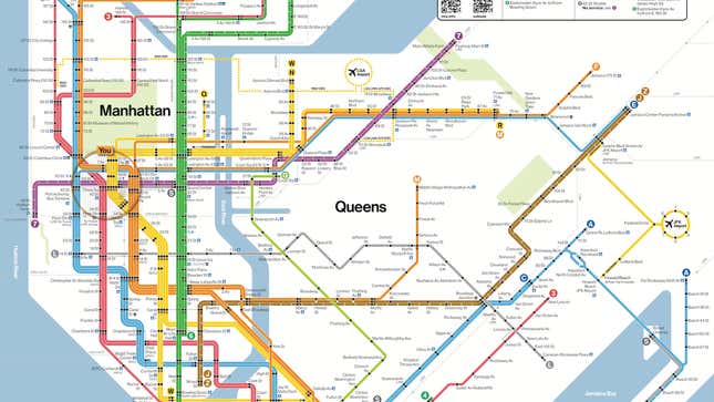Image for article titled New Subway Map Just Dropped