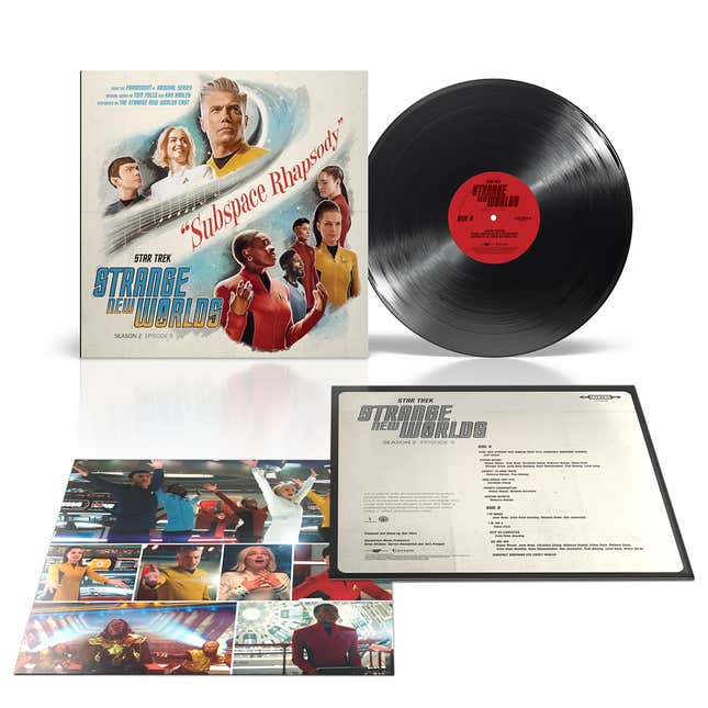 Image for article titled Star Trek: Strange New Worlds&#39; Incredible Musical Episode Is Getting the Vinyl It Deserves