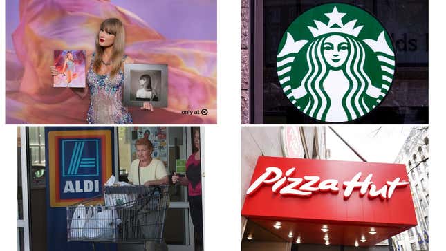 Image for article titled Aldi vs. Walmart for Thanksgiving, Taylor Swift&#39;s Target book drop, and pizza wars: Retail news roundup