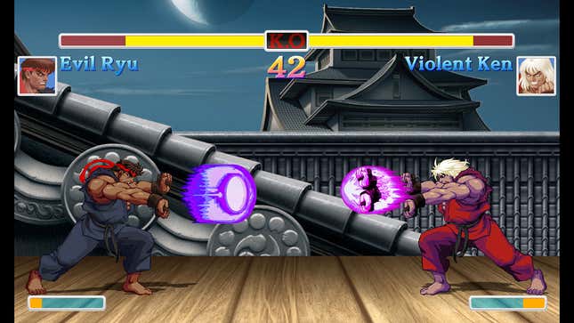 Street Fighter Alpha 2 evil Ryu Vs. Shin Akuma 3D Shadow 