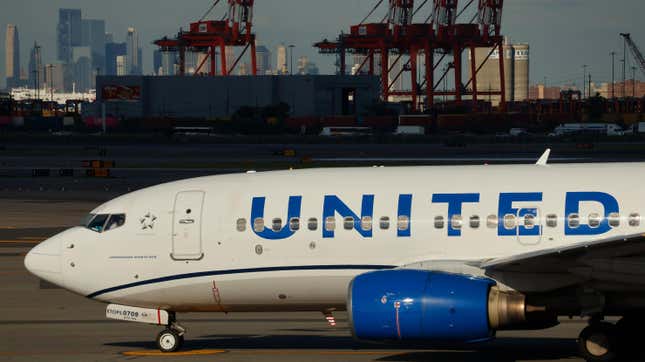 Un avion de United Airlines