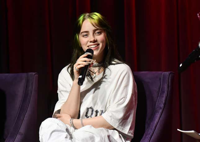 Image for article titled Billie Eilish Wanted to Work at Jamba Juice