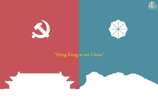 Image for article titled These illustrations show how different Hong Kong thinks it is from mainland China