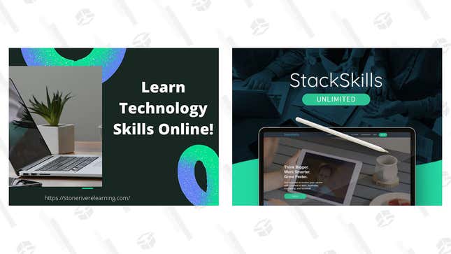 Stone River eLearning + StackSkills Unlimited Lifetime Membership Bundle | $89 | StackSocial