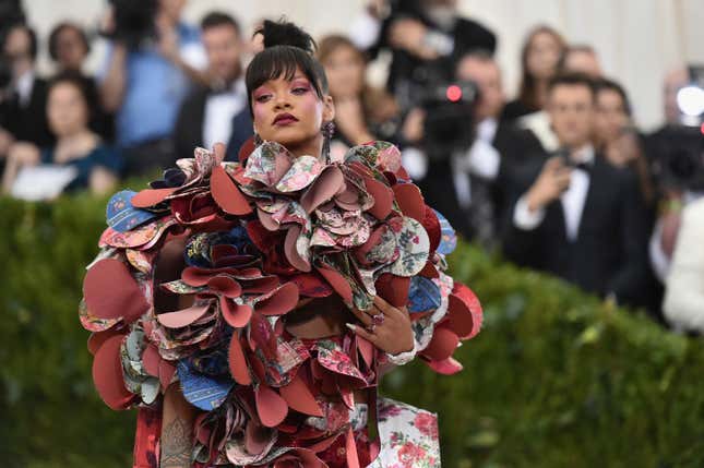 Rihanna at the 2017 Met Gala