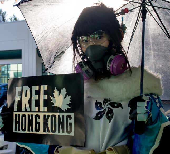 Image for article titled The Inevitable Cosplay Of Overwatch&#39;s Mei Supporting Hong Kong [Update]