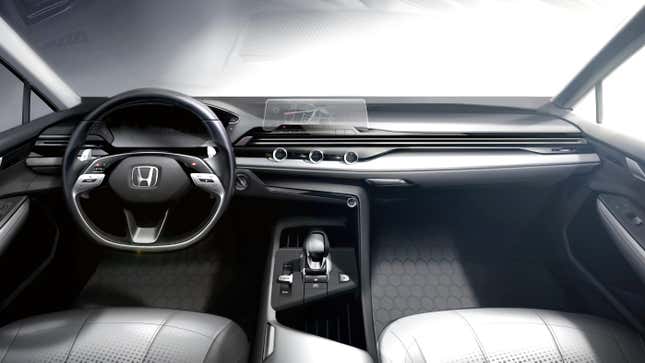 Image for article titled Honda&#39;s New Interior Wants You To Keep Your Eyes On The Road