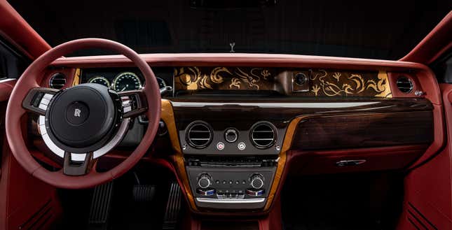 Dashboard of the Rolls-Royce Phantom Dragon