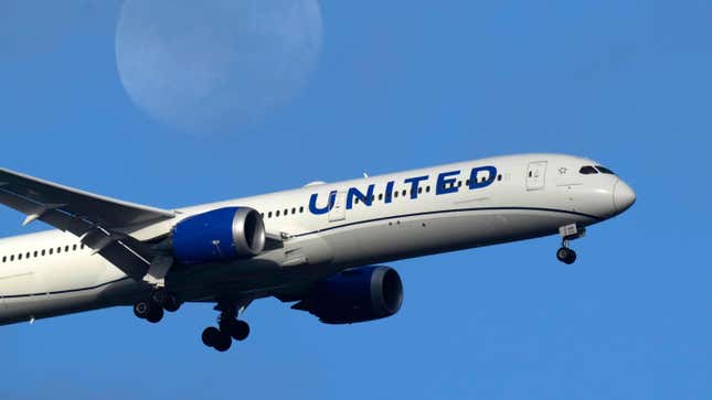 A United Airlines plane