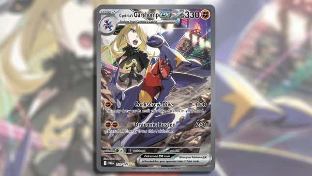 Cynthia’s Garchomp ex Special Illustration Rare