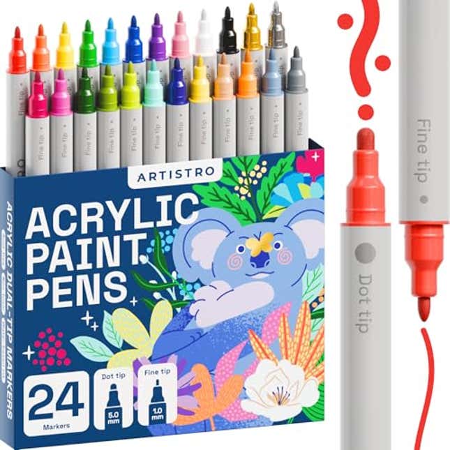 ARTISTRO Acrylic Paint Pens, Now 55% Off