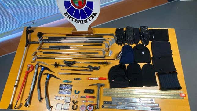 Image for article titled Spanish police confiscate pickaxes, clubs at Champions League game